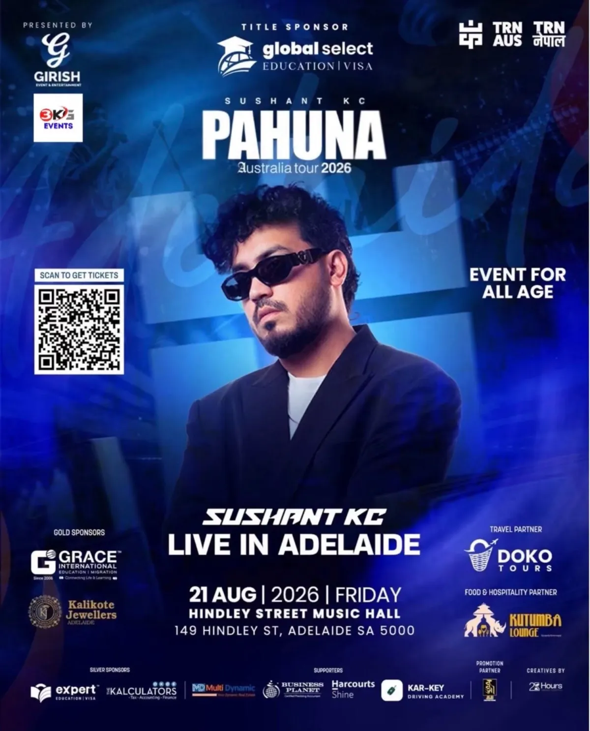 SUSHANT KC LIVE IN ADELAIDE 2026