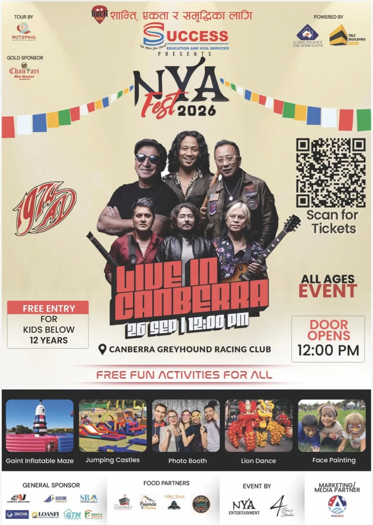Nepali rock band 1974 AD is coming to Canberra 2026 | NYA Fest