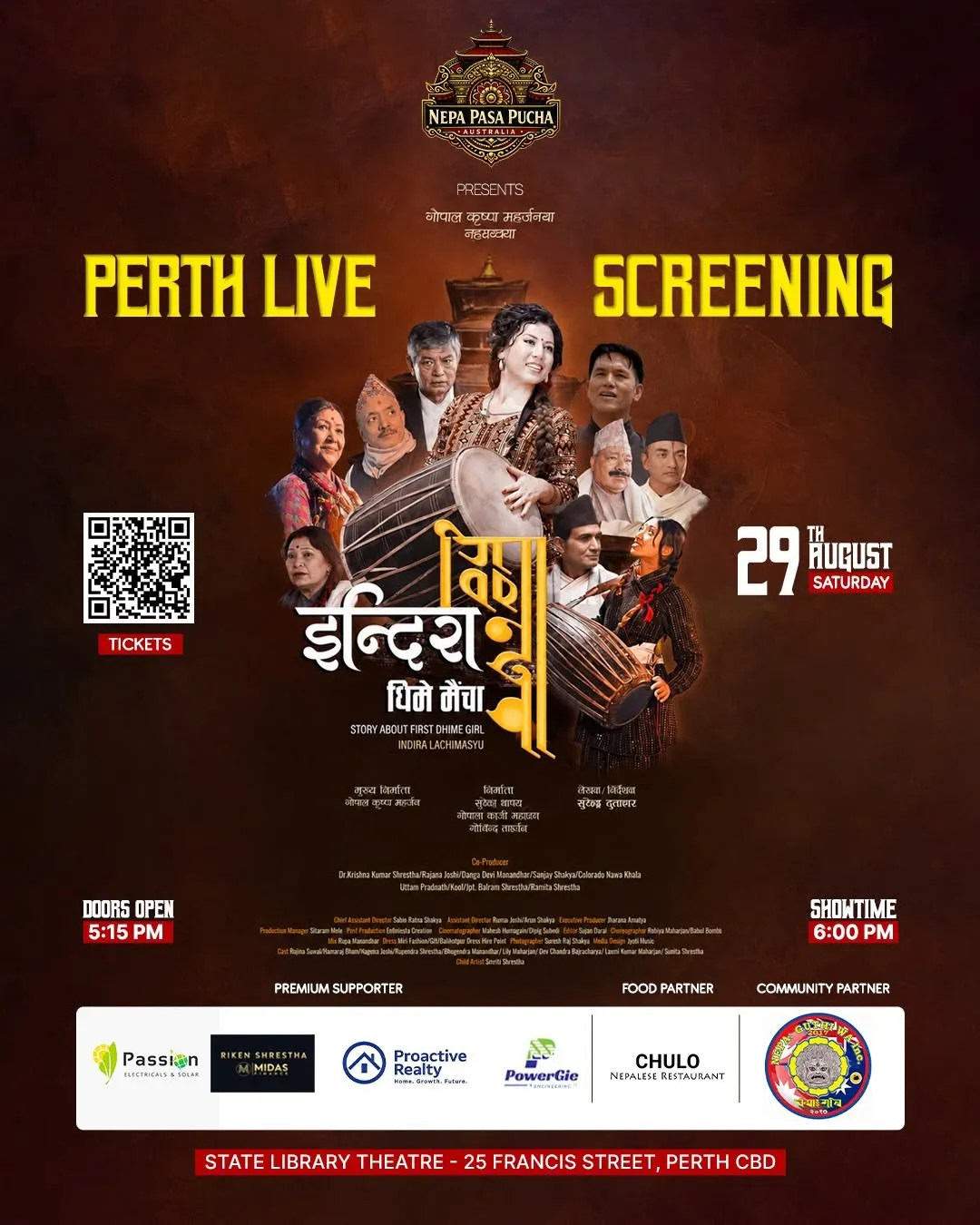 "Indira The First Dhime Girl” to Screen in Perth This August 2026