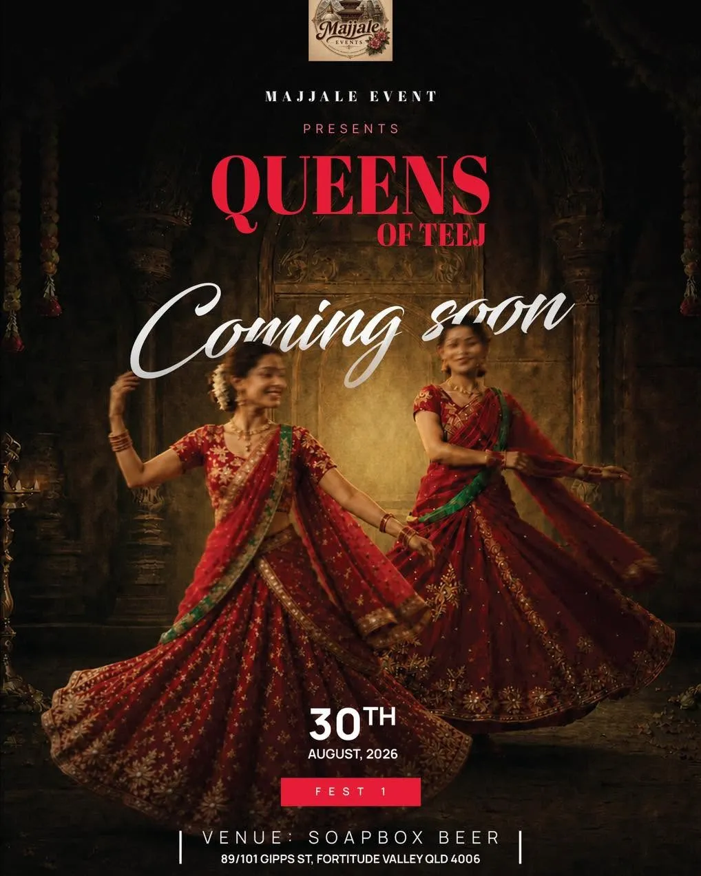 Queens of Teej 2026 to Bring Music, Dance and Celebration to Brisbane