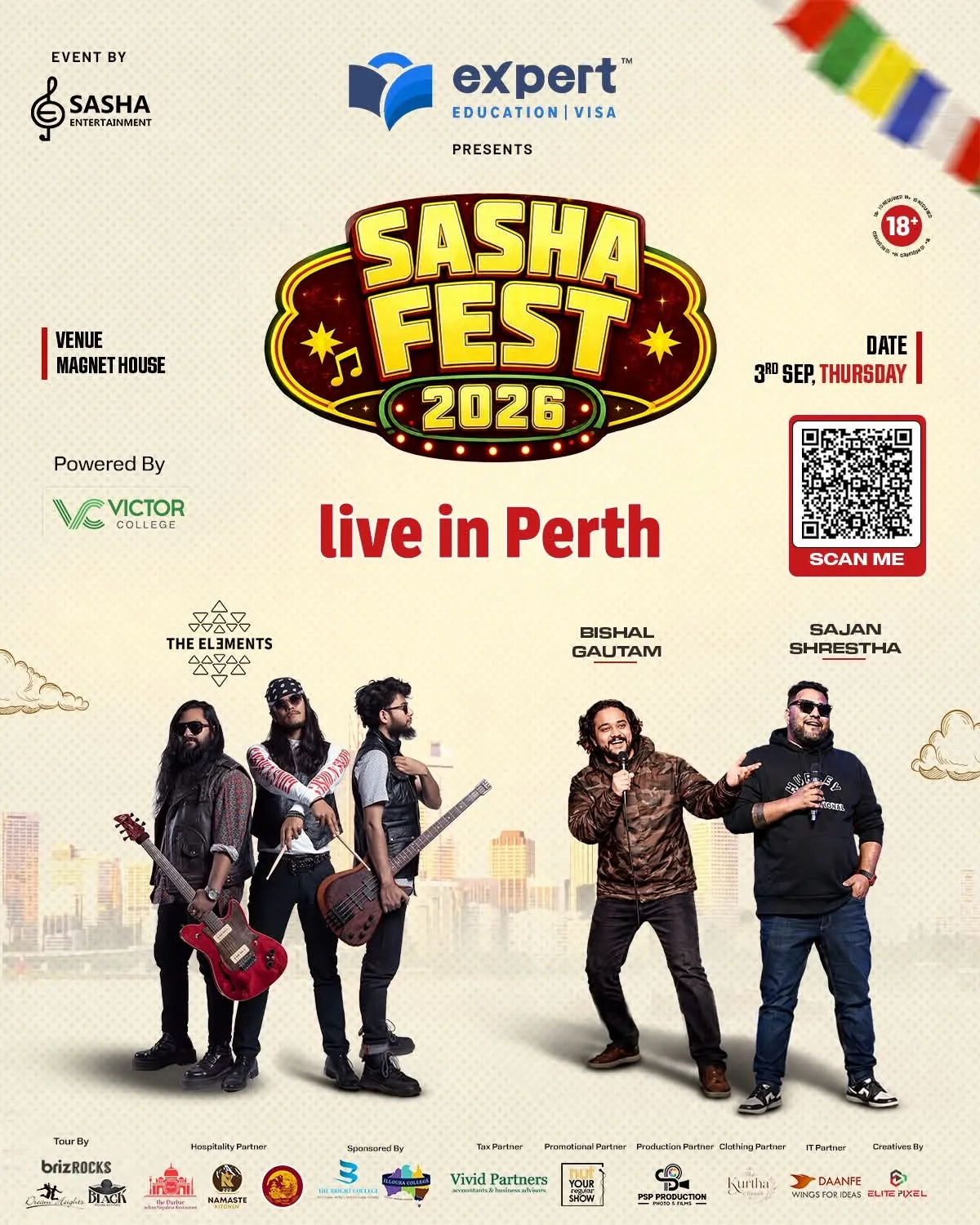Sasha Fest 2026 Brings The Elements, Bishal Gautam and Sajan Shrestha Together in Perth
