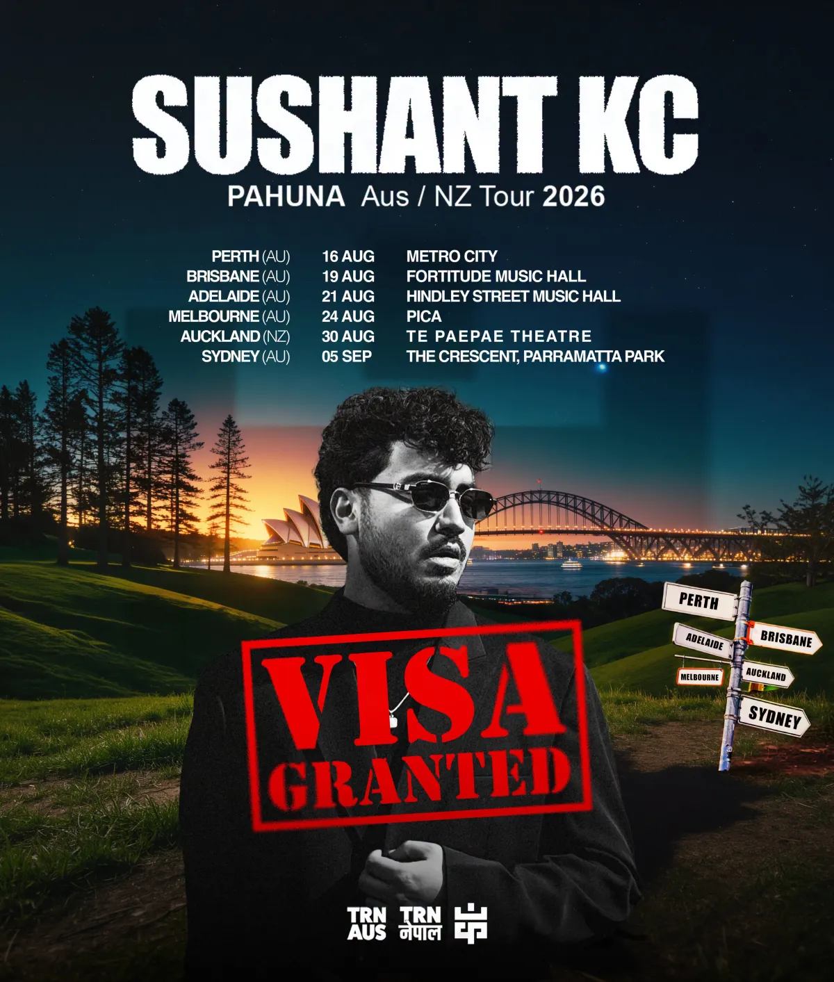 Sushant KC Australia Tour 2026: Pahuna Tour Visa Granted