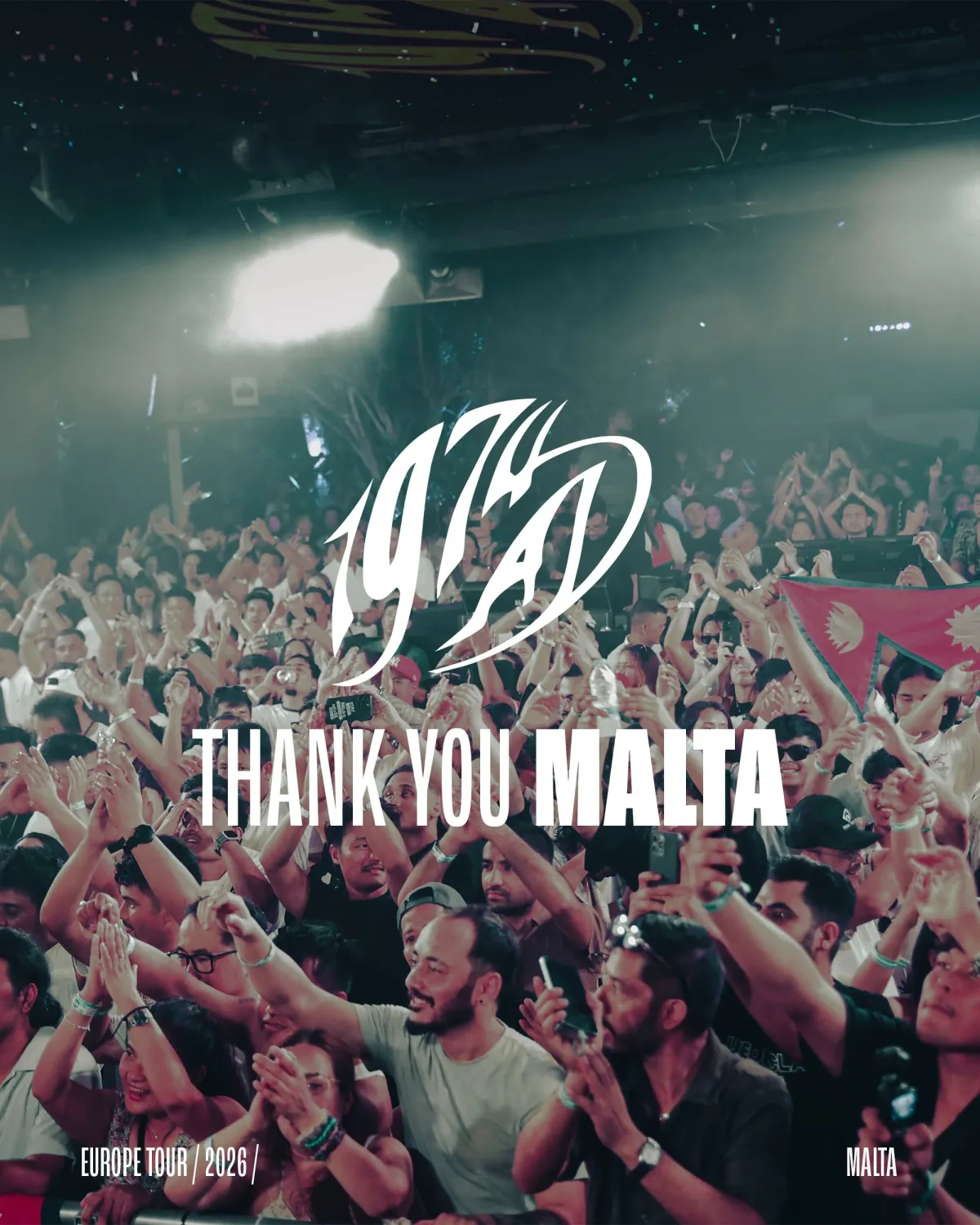 1974 AD Rocks Malta as Rock Yatra Europe Tour Builds Momentum Ahead of Australia Tour